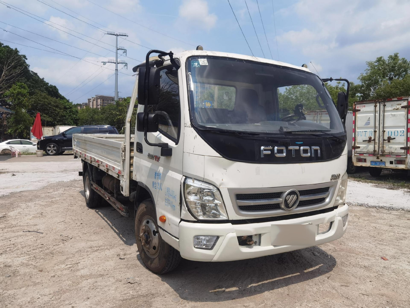新到2016年福田奥铃平板,车卡4.2米宽2.