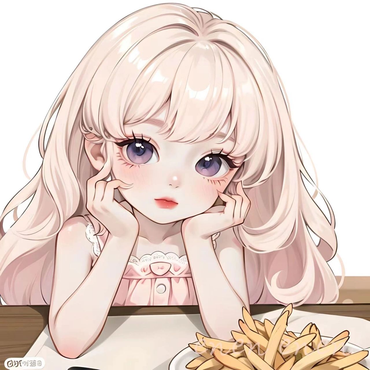 吃货女生闺蜜头像           图片由mewxai生成