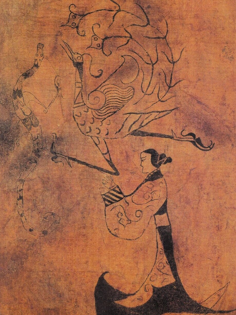 中国现存最早的帛画