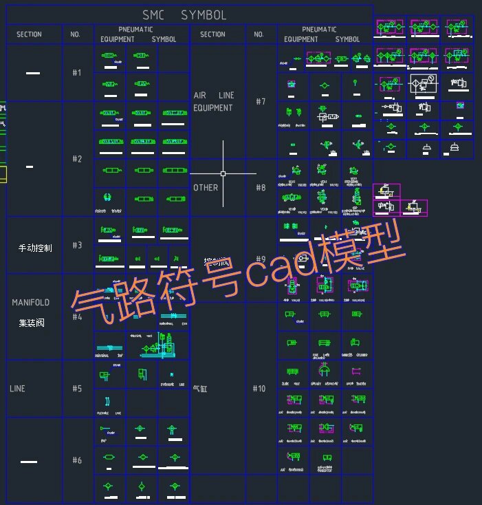 气路图纸符号大全图片