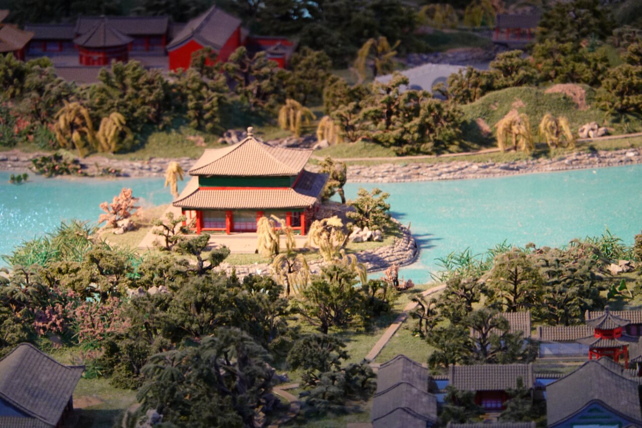 【圆明园沙盘全景模型,历史的记忆重现
