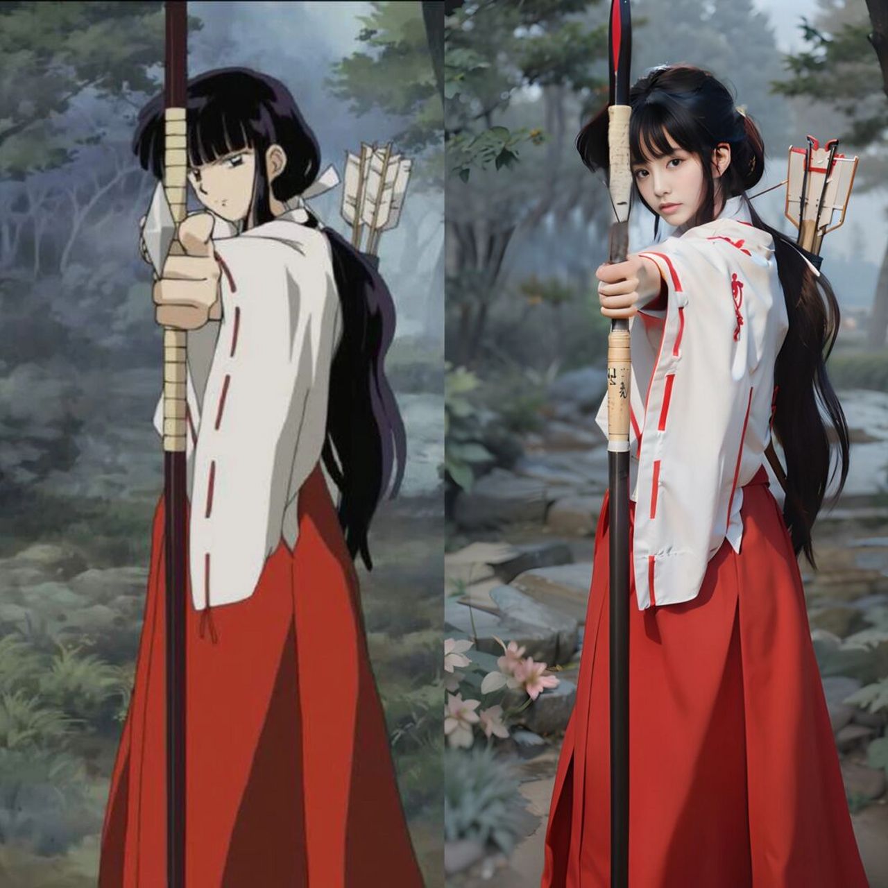 犬夜叉# #桔梗# #stablediffusion# #ai绘图# #ai绘画有点东西