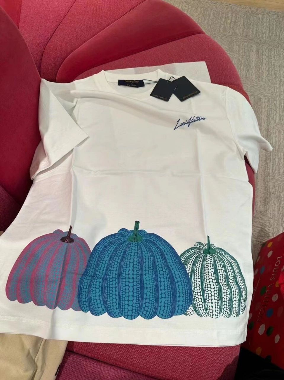 lv 南瓜短袖99色彩缤纷的夏日 高级又有趣的穿搭~ 南瓜印花超级可爱