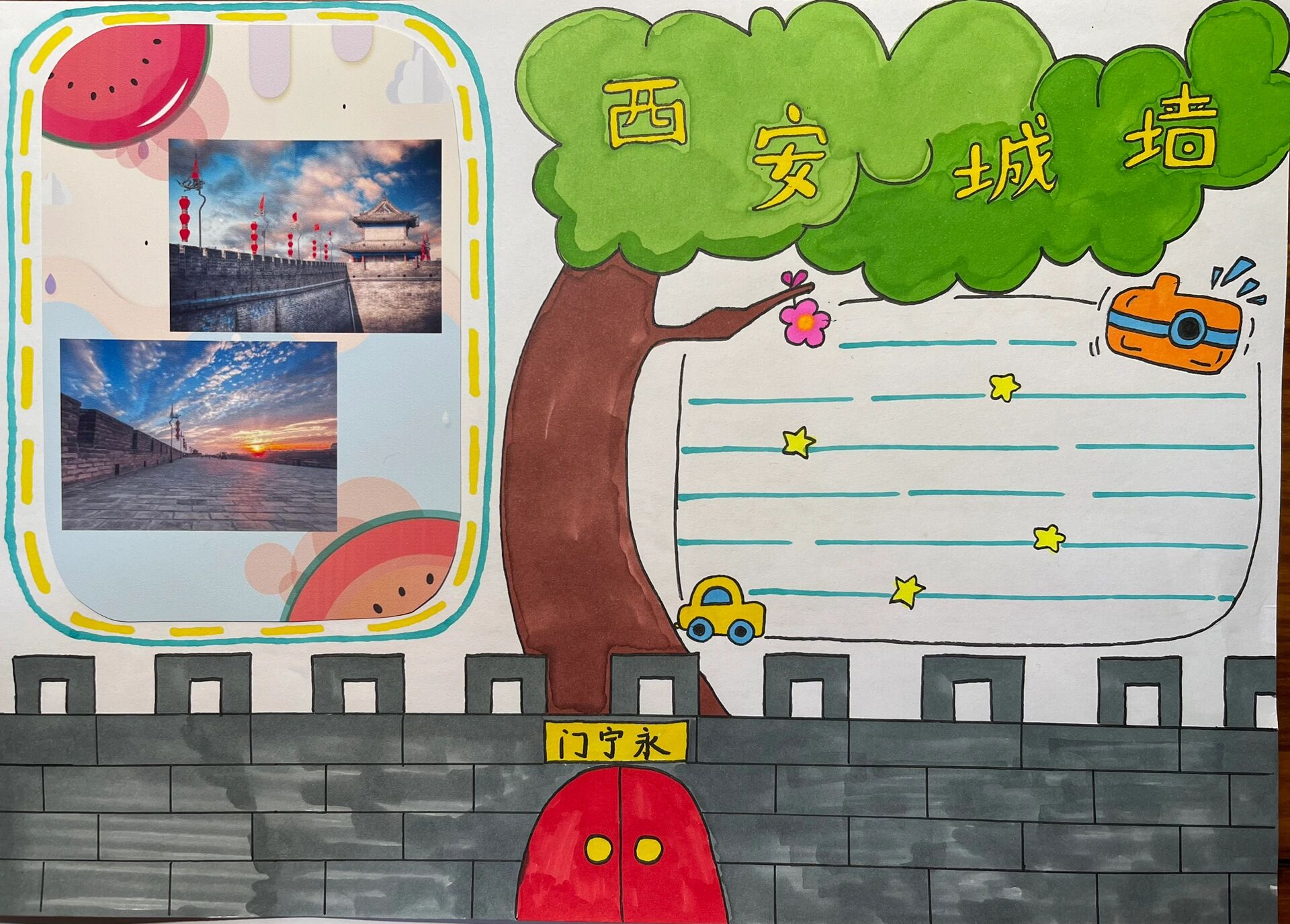 旅游手抄报2