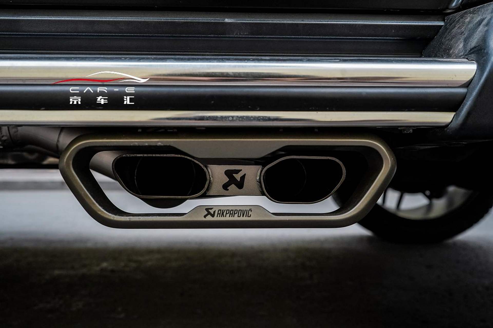 g63必备暗夜特别版方案 akpa钛合金排气 暗夜全车套件