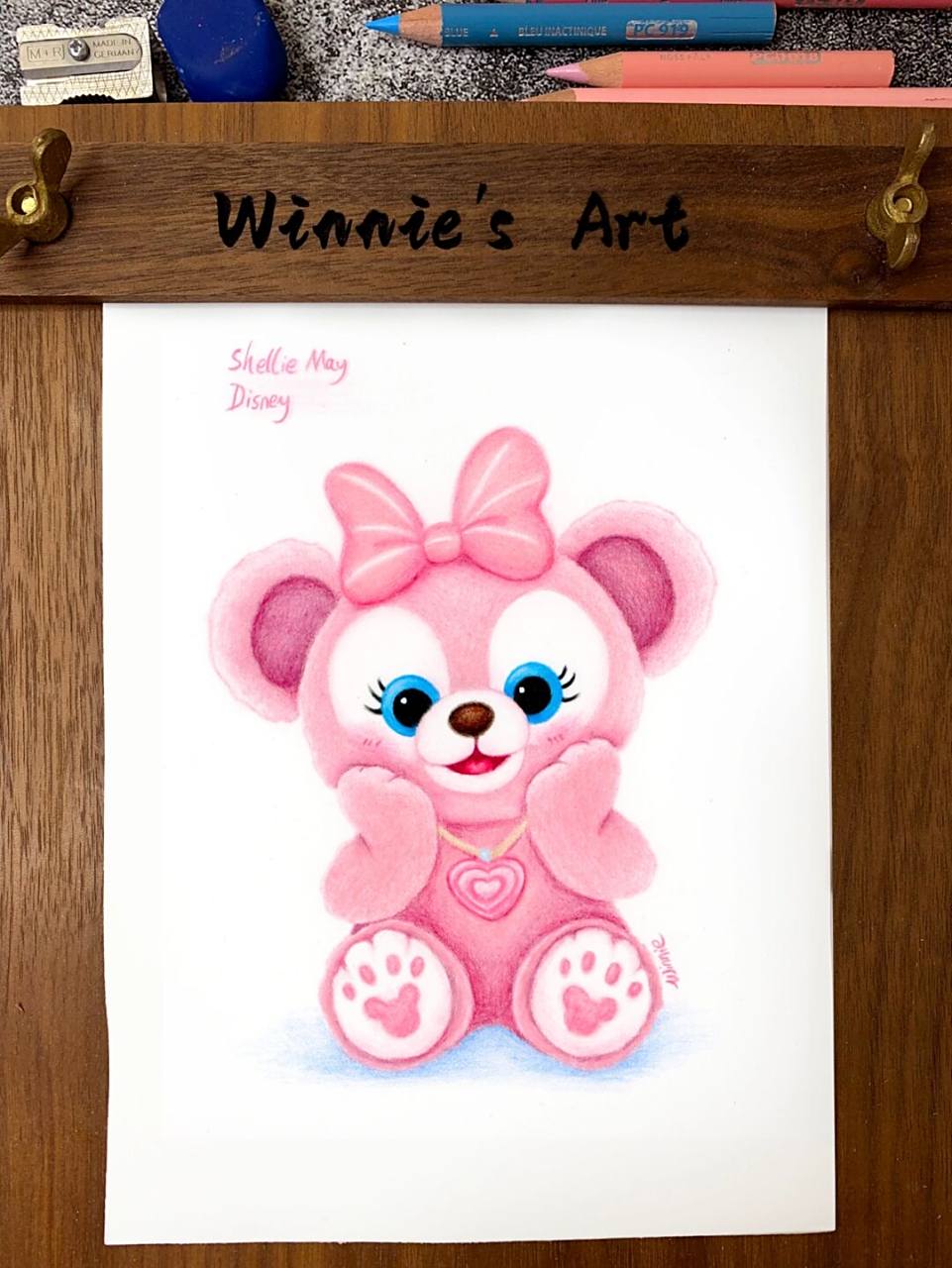 【手绘彩铅迪士尼七宝】雪莉玫/附线稿 老规矩:完整