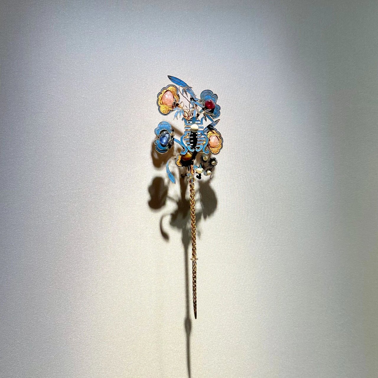 故宫·慈禧·点翠 分享今年九月去故宫看到一些清朝的点翠头饰03