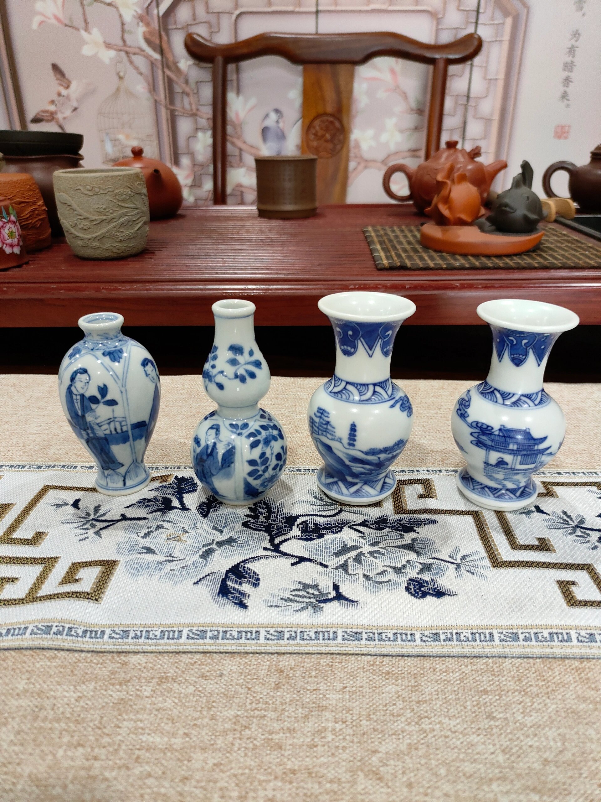 清早期康熙青花小瓶