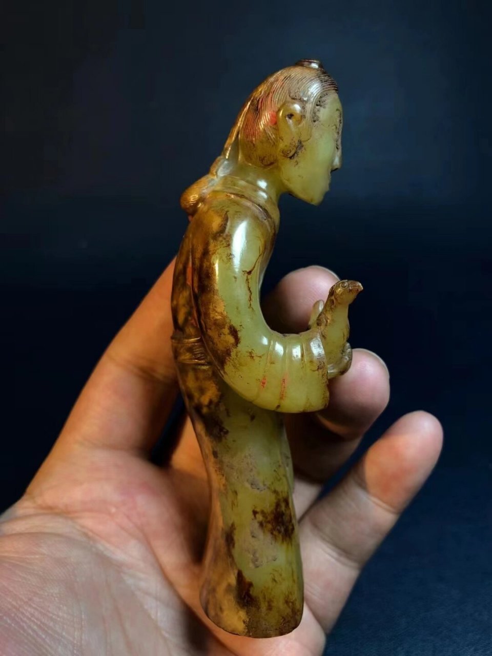 收藏级汉代玉人俑!