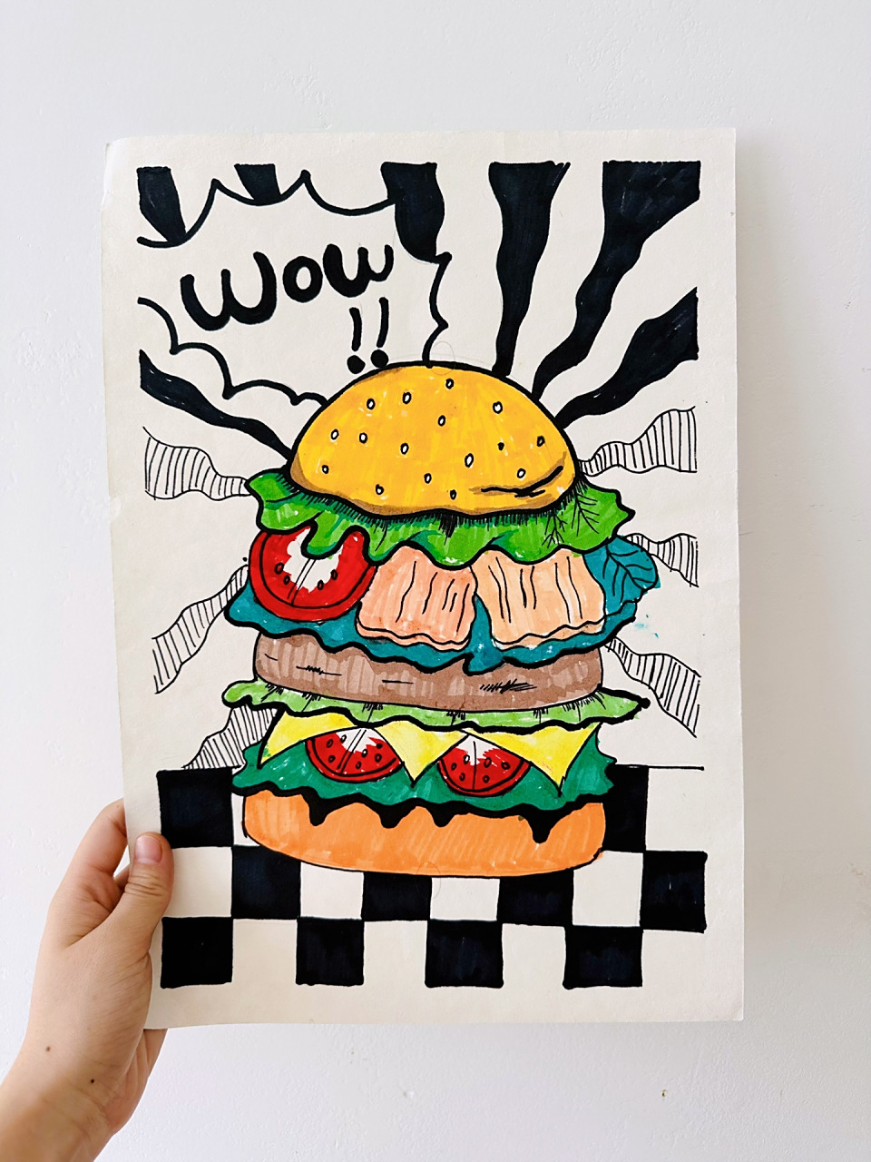 创意儿童画 第四十六集:《汉堡包》