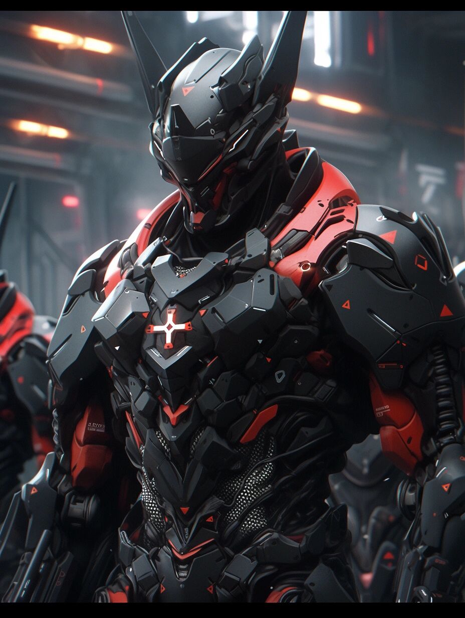 超酷赛博朋克机甲