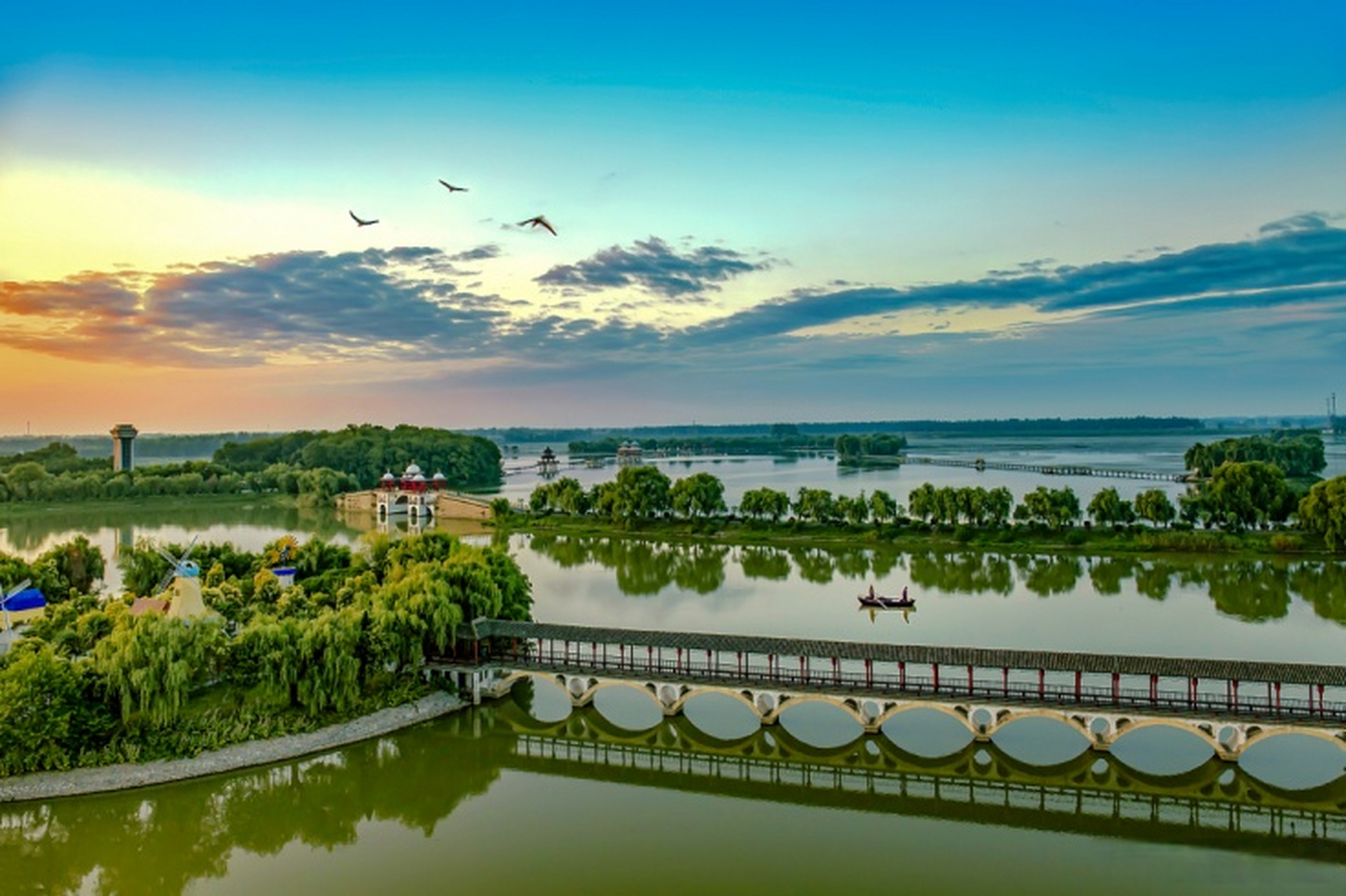 阜阳西湖 风景图片