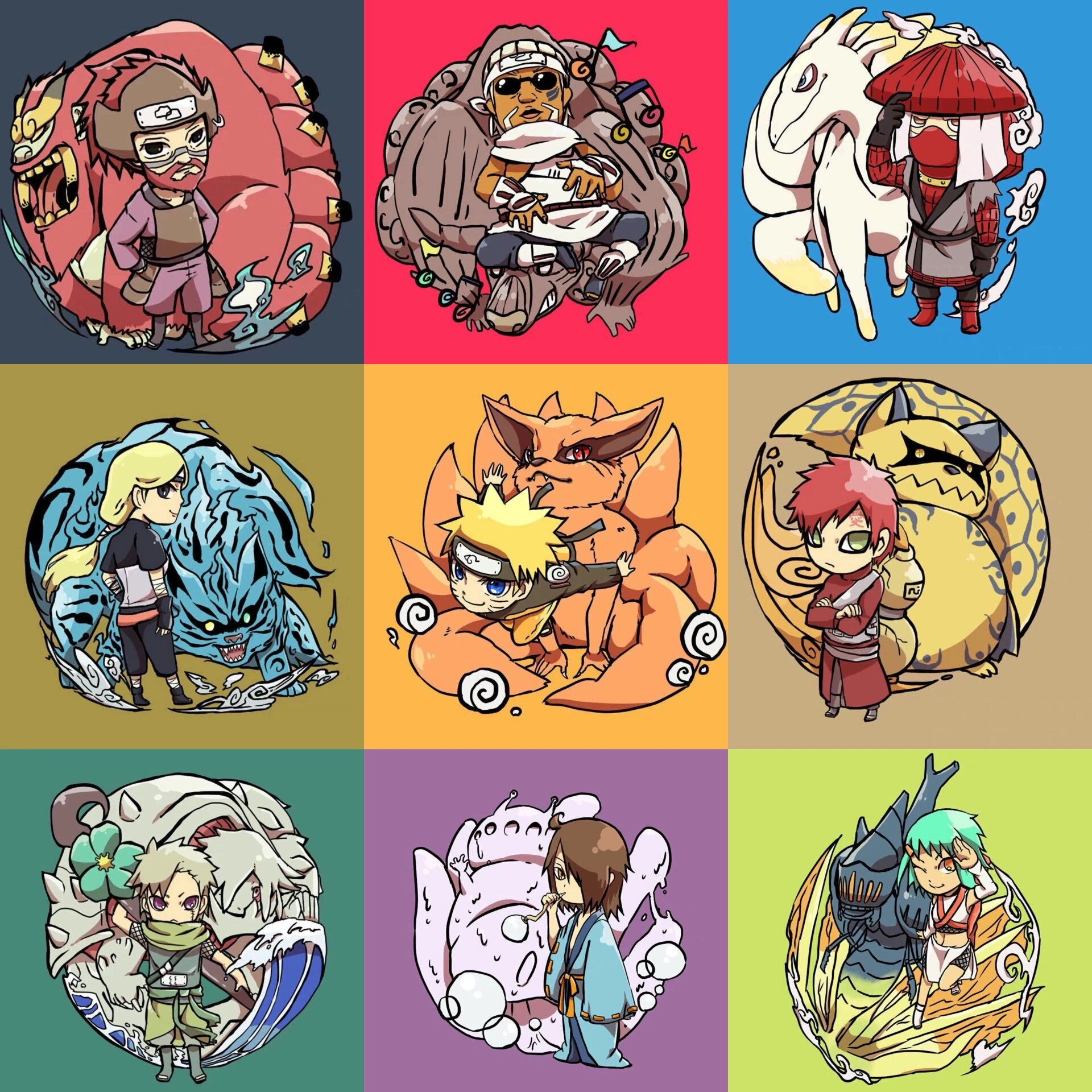 一组q版的火影忍者  图片超多适合临摹