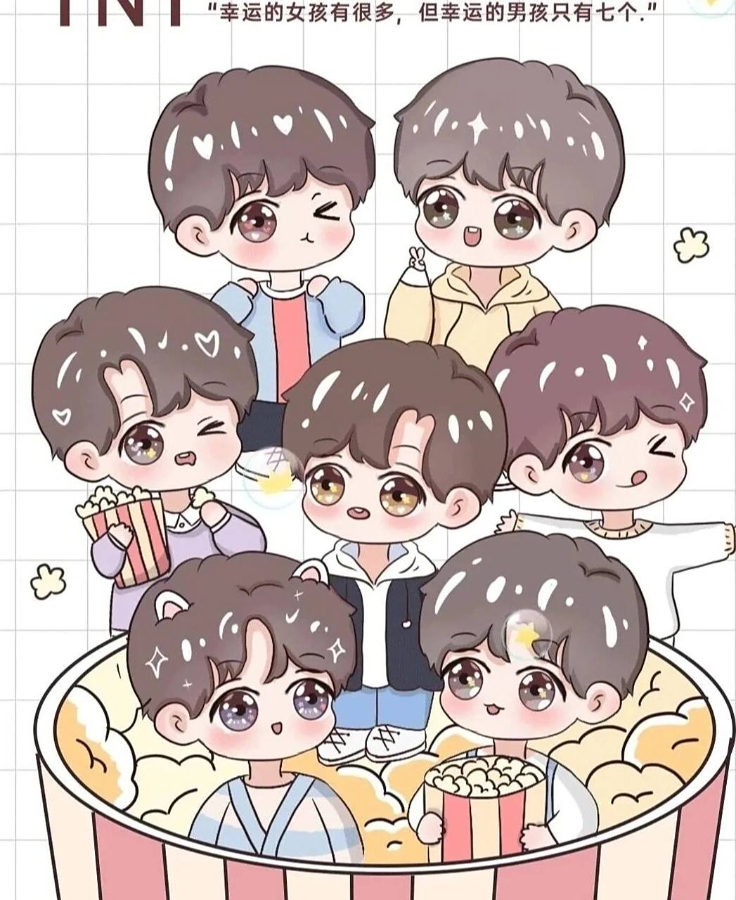 tnt时代少年团动漫头像 七小炸真的好帅啊啊啊 爱了爱了[舔屏][舔屏]