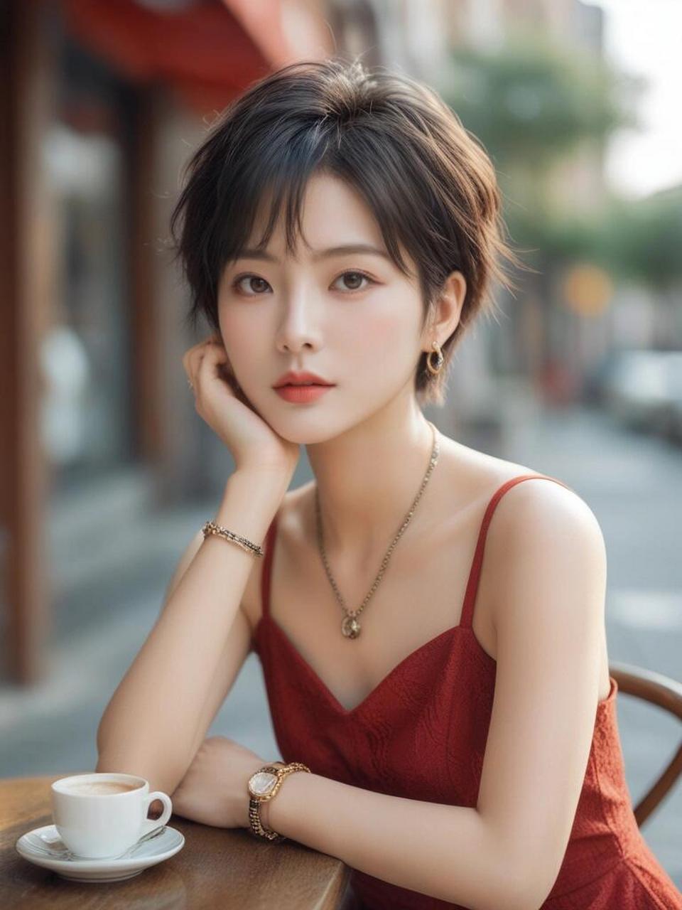 气质短发丨御姐范,可甜可酷可温柔. 日更.