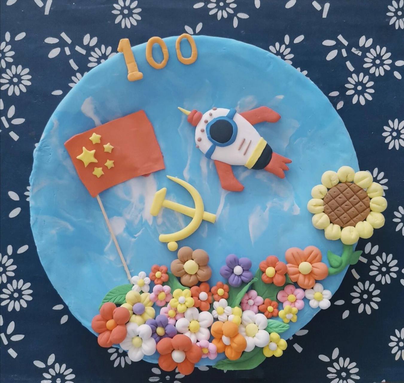 7.1建党节超轻黏土手工99