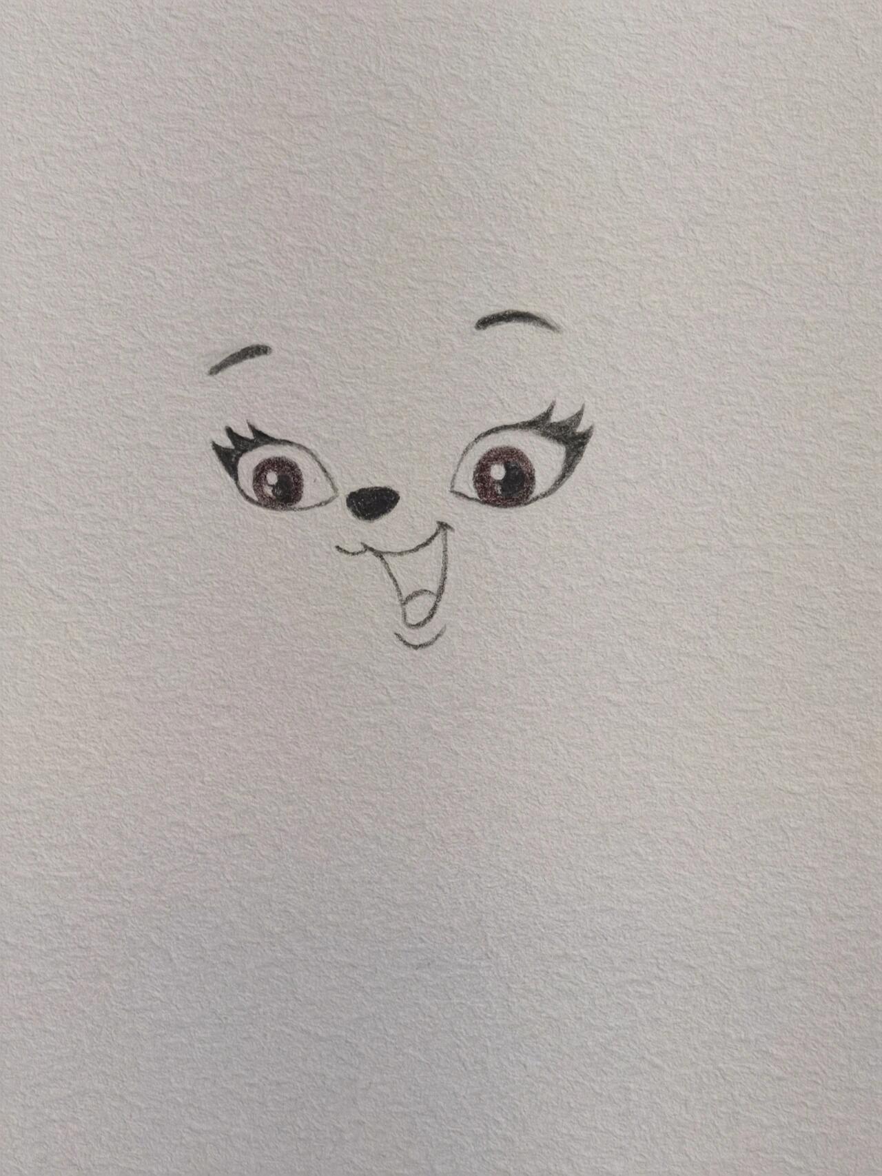 【简笔画 过程78】今天画个蓝兔吧92(2) "我蓝兔要嫁也要嫁给盖世