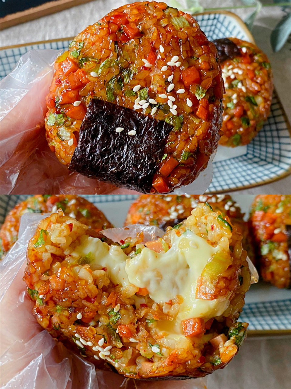 剩米饭的神仙吃法7515日式芝士饭团7515好吃到哭快去做