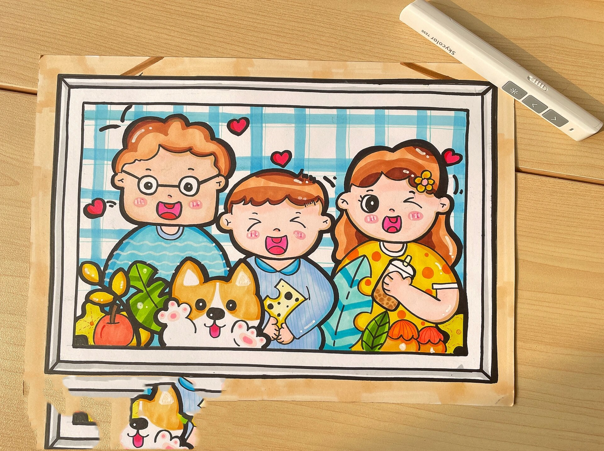 【幼师必画50幅】快乐一家亲 好久没有更新啦～ 接下来打算持续更新