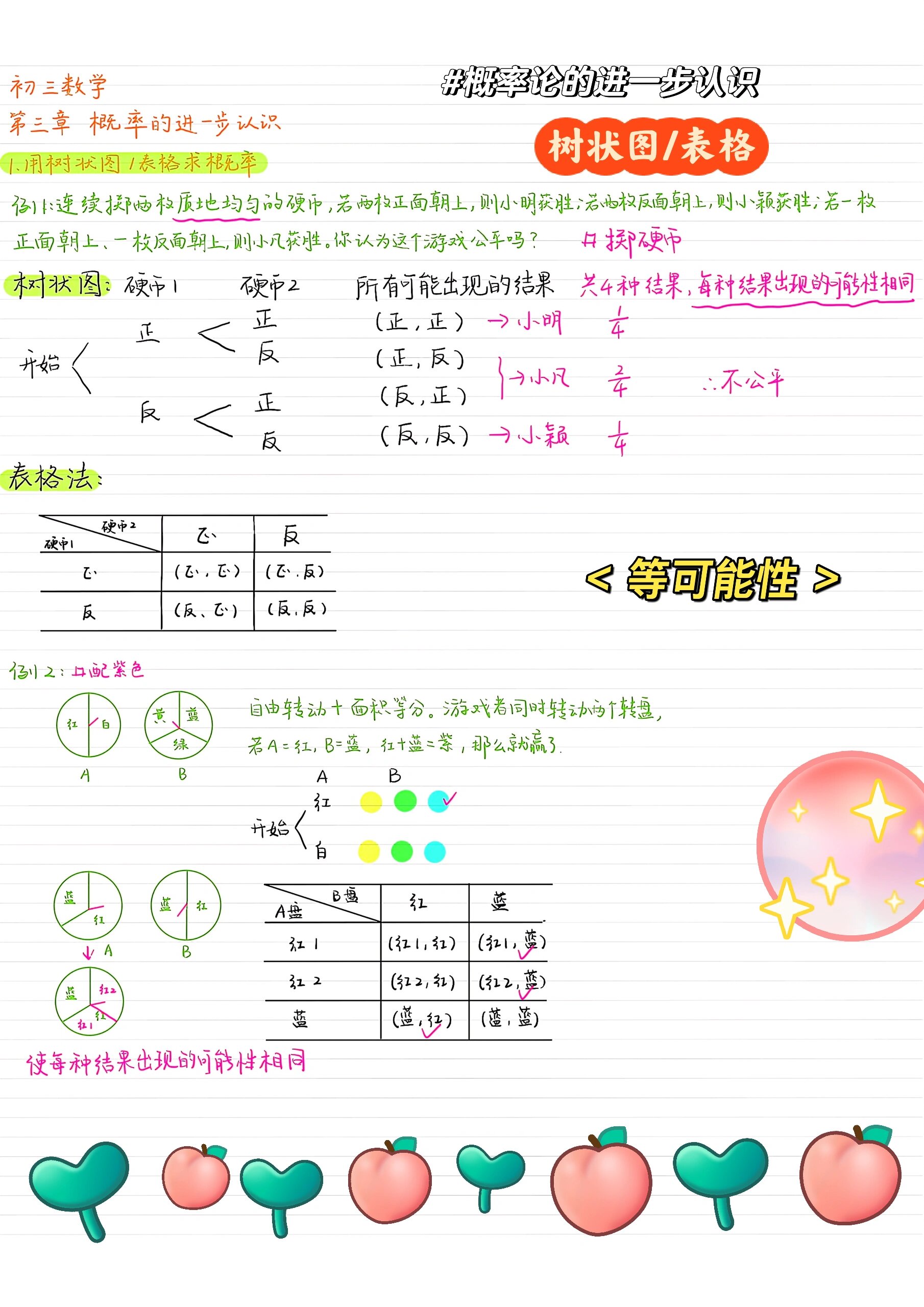 初三数学 北师大版·第三章 概率的进一认识