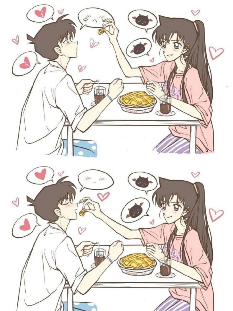 名侦探柯南|第一弹 来康康新兰的婚后生活叭 93七夕快乐,新兰撒糖