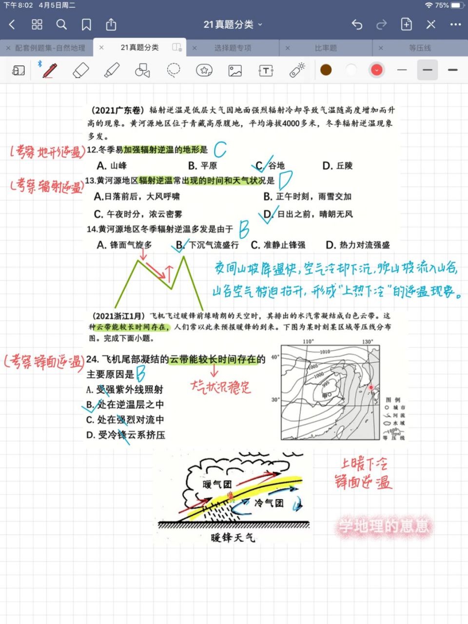 辐射逆温的生消过程图图片