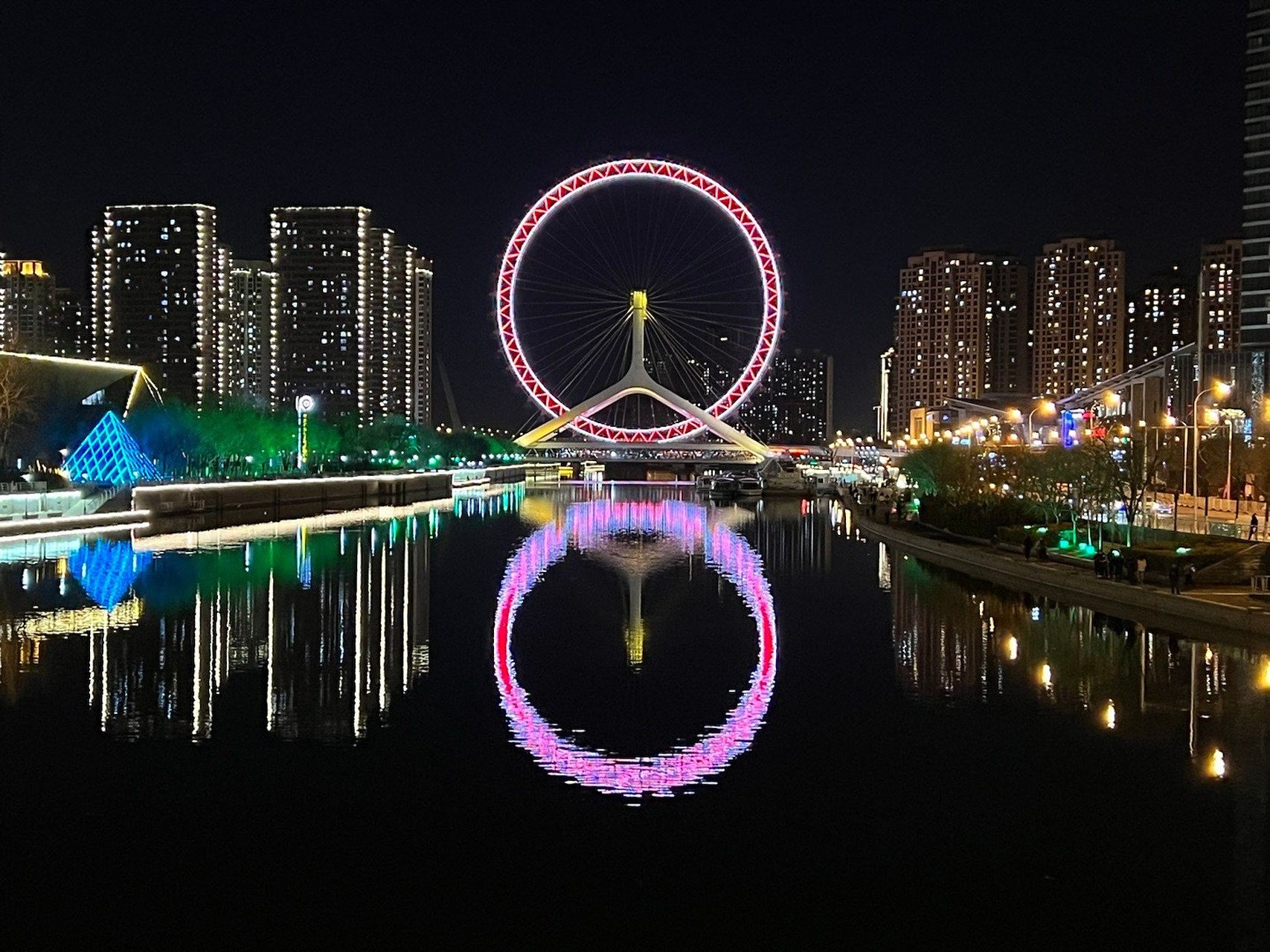 终于实现天津眼打卡