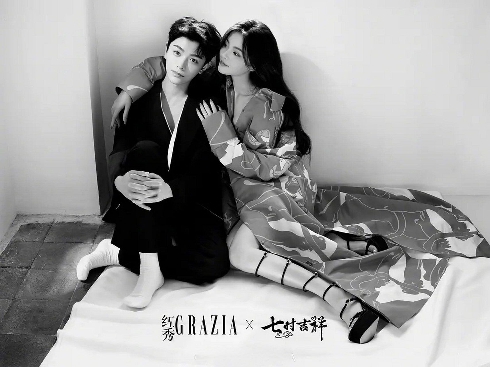 七时吉祥杨超越和丁禹兮杂志营业,拍出了大小姐和她的工具人的感觉.