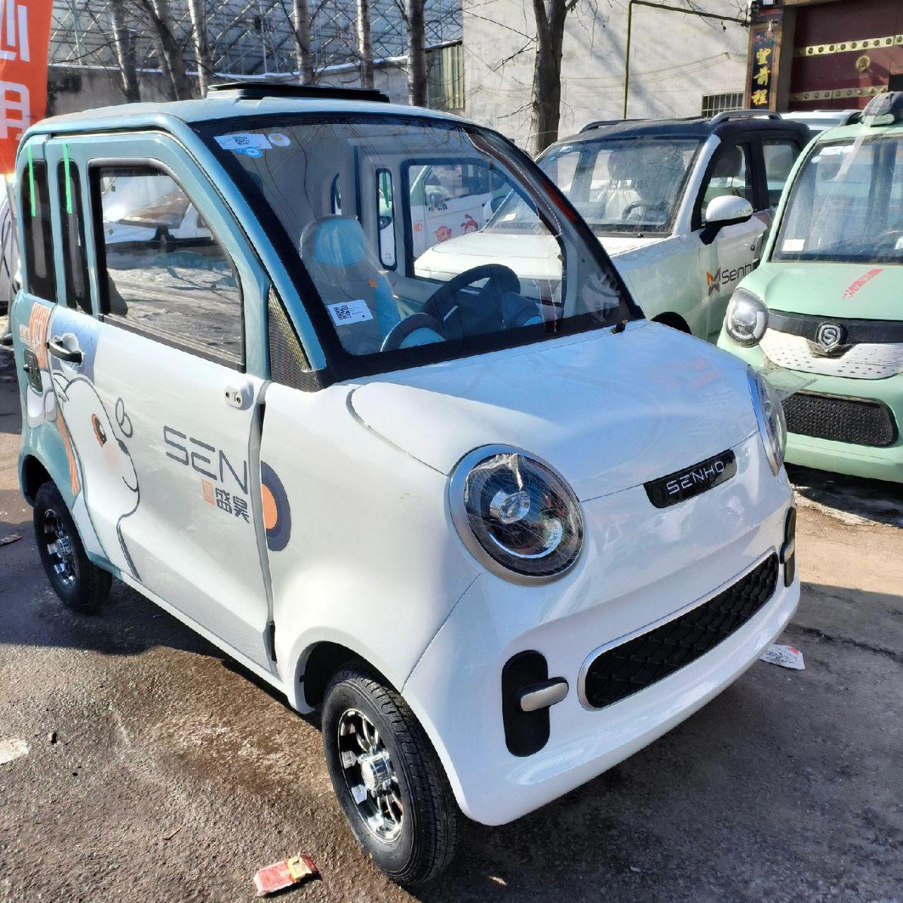 盛昊gl8.四轮低速电动车 接送孩子上下学代步车.