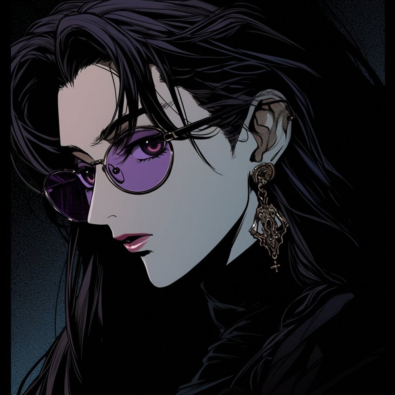 旧漫头像丨戴眼镜的御姐丨第三集 #动漫女生头像#0202#头像分享