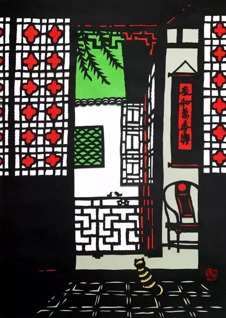 【海派剪纸 · 旧上海的里弄风情】