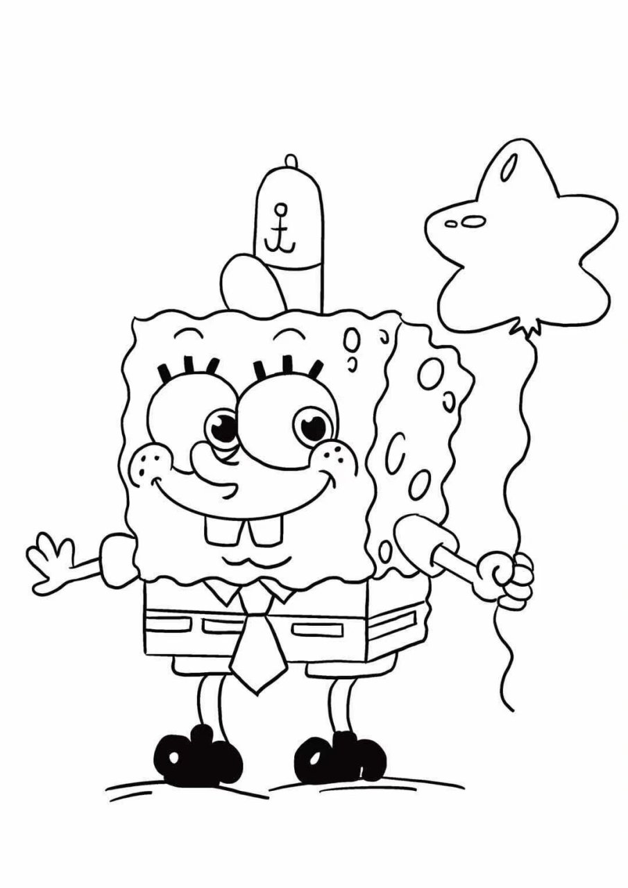 海绵宝宝简笔画