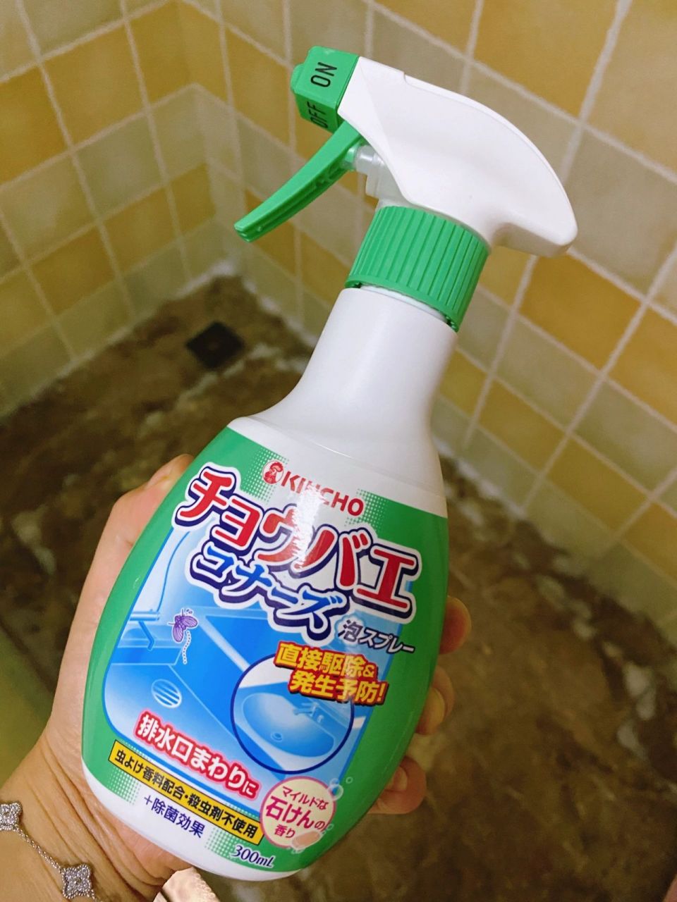 厕所潮湿滋生蛾蚋,小飞虫,日本金鸟杀虫喷 家里的卫生间是暗卫,入住5