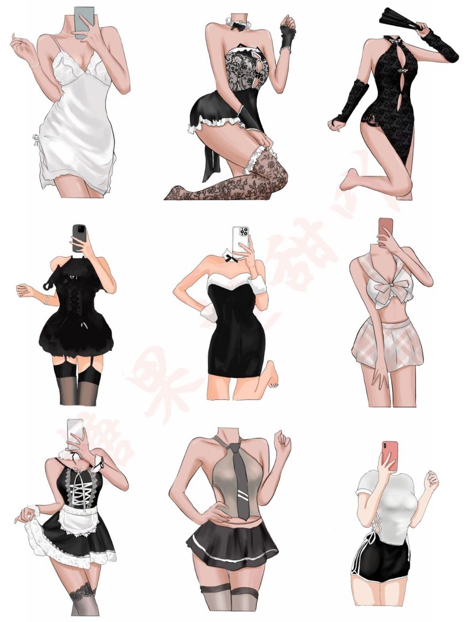 99年女生卖qqny第6天 | 新学习的绘画模式 姐妹们!