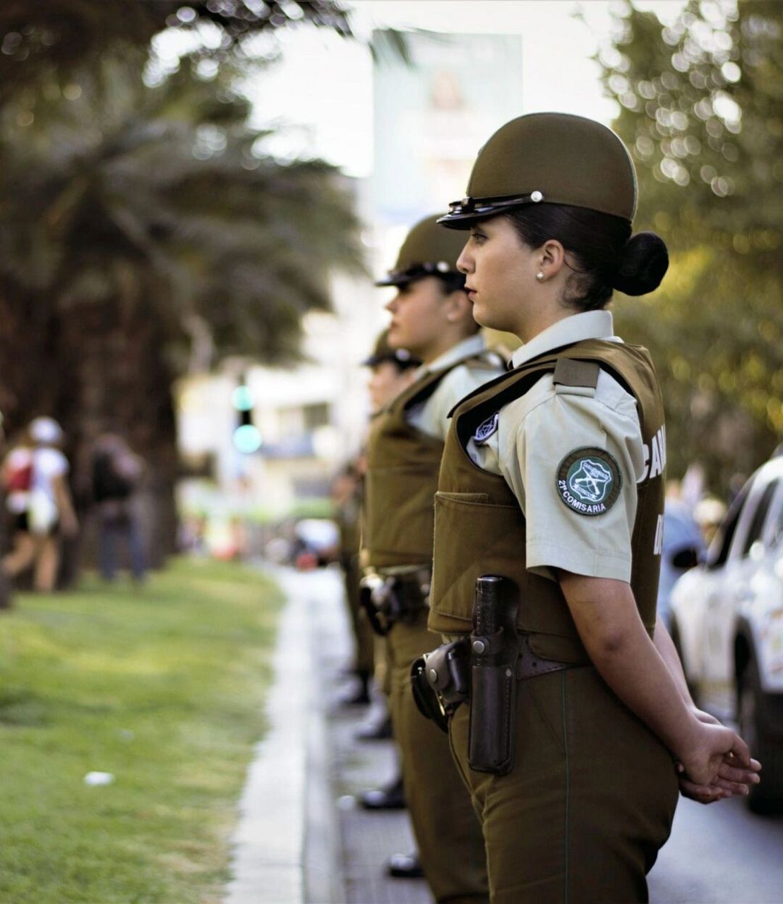 军装美女:智利宪兵女兵 carabineros de chile——智利police系统中的