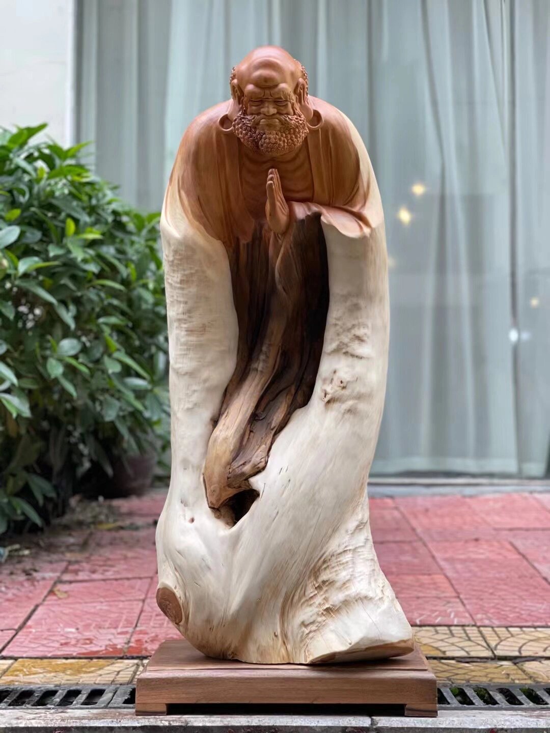 木雕达摩老祖根雕工艺品家居摆件