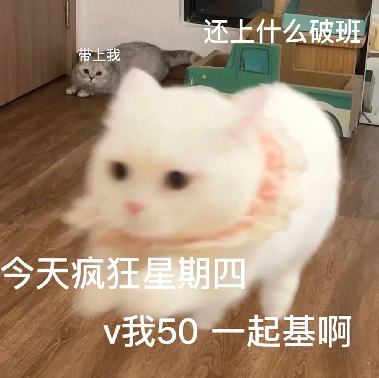 今天疯狂星期四 知道吗27原创表情包 hi bro 还上什么破班 今天是疯狂