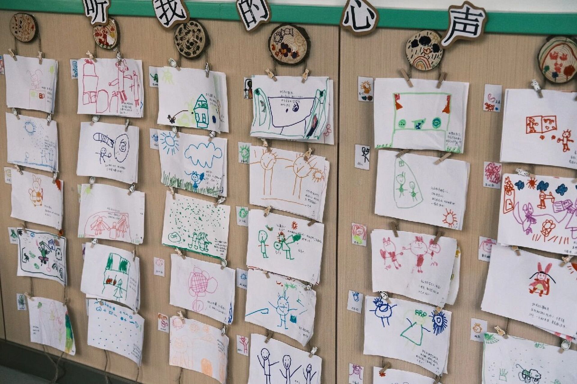 丨幼儿园表达墙 自从有了表达墙 小朋友每天绘画和表达欲望直线上升