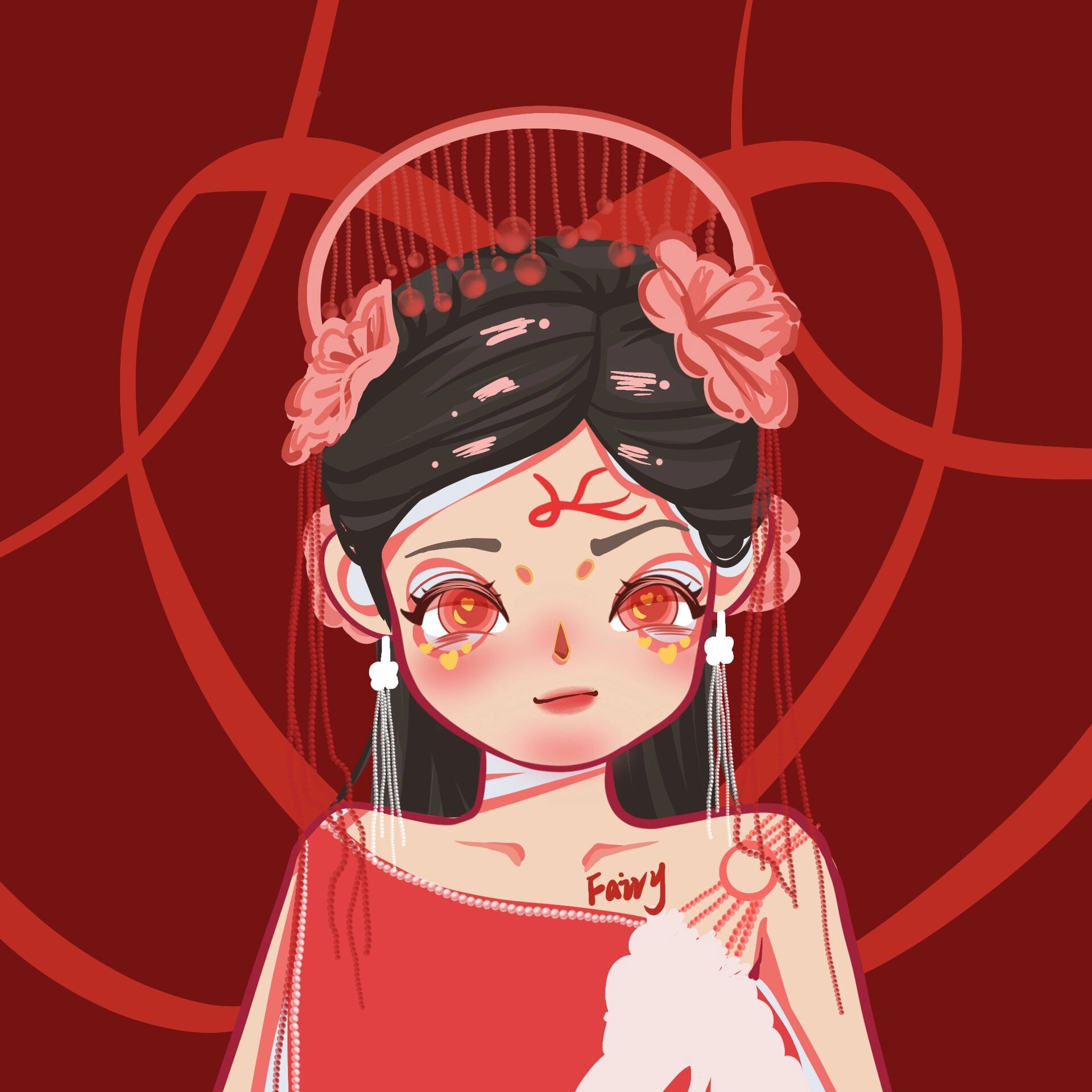 欢天喜地七仙女系列绘画96合集