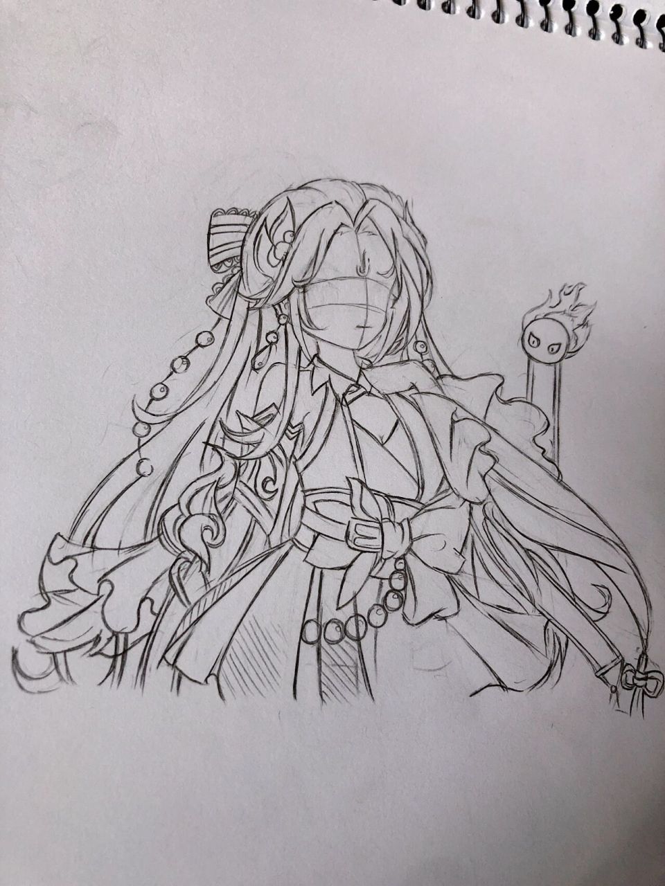 御姐的脸……不会画