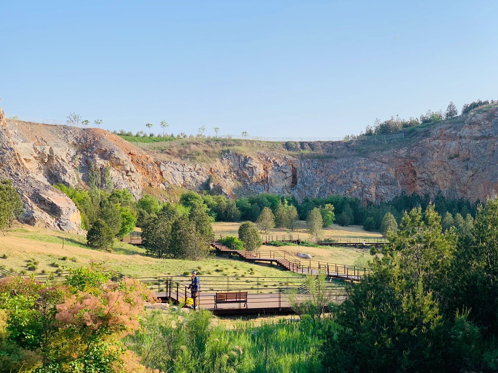淄博打卡|九顶山公园|小瑞士72  五月的第一天打卡九顶山公园 疫情