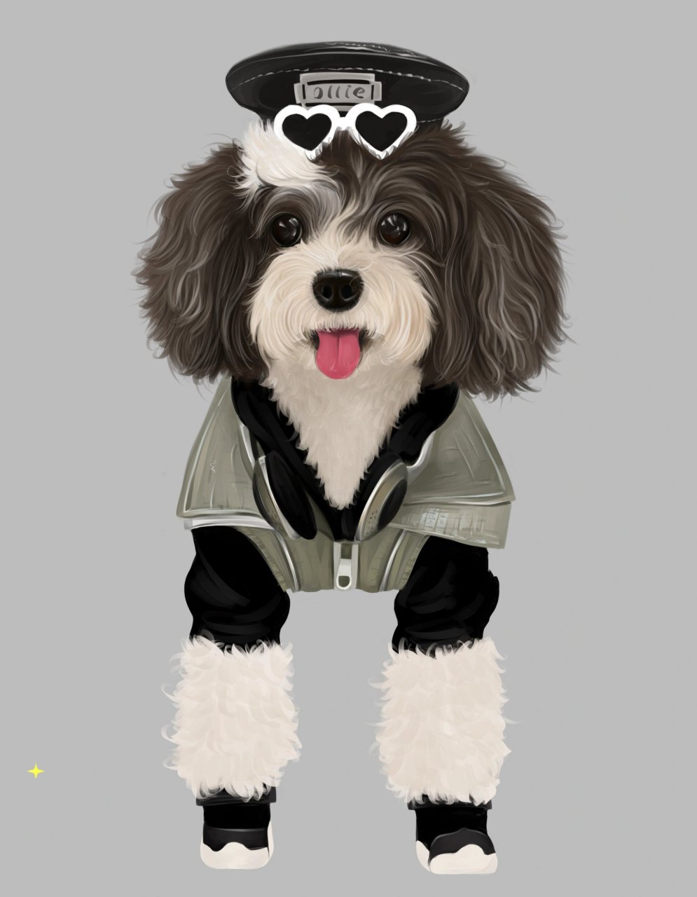 宠物手绘🎨|花泰迪篇～💐