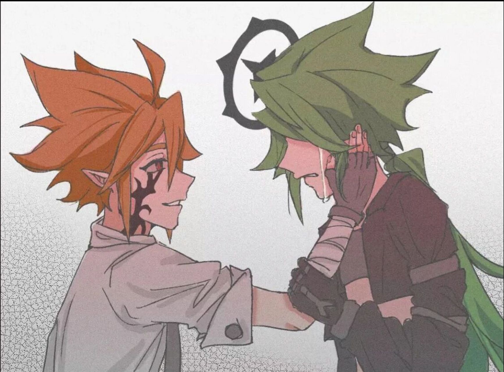 安迷修的诅咒爆发了!1 你哭起来好傻. 安:诅咒. 安:嘶.