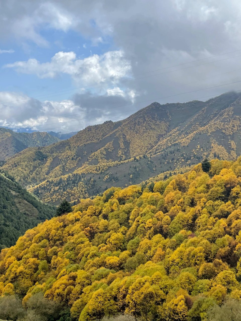 互助北山十二盘秋景图图片