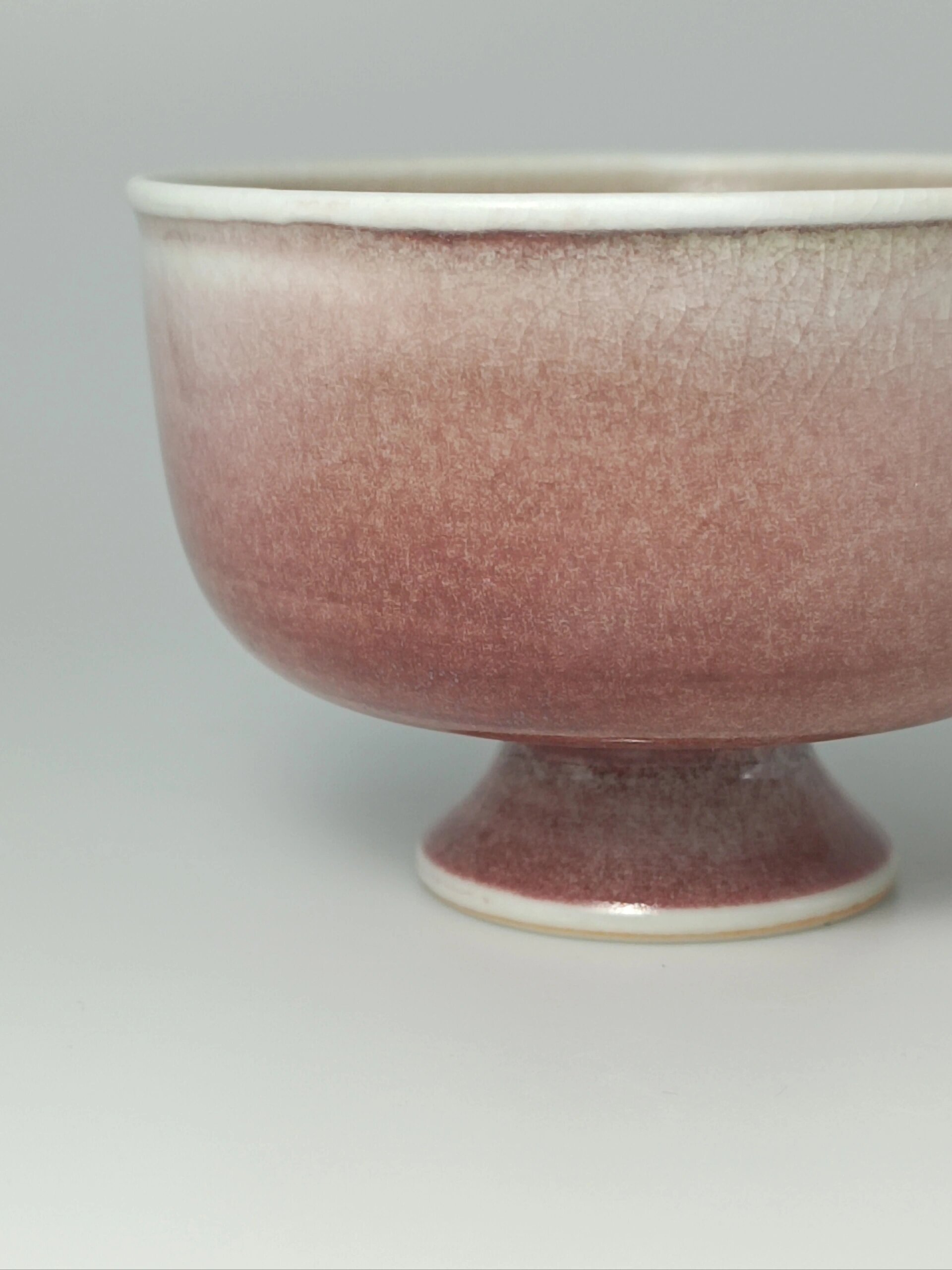 荔枝色的冰裂纹茶杯|高温窑变颜色釉