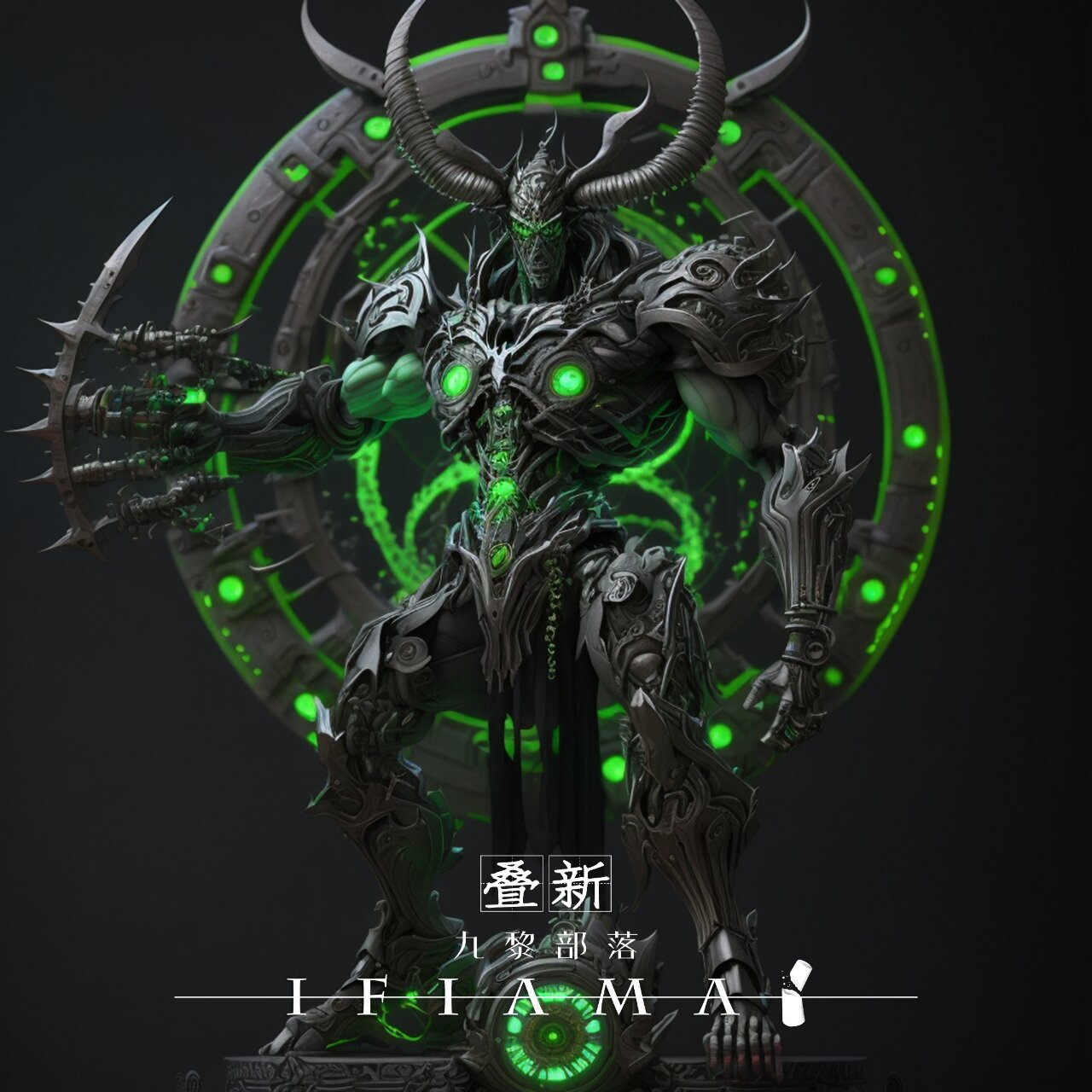 蚩尤与他的八十一兄弟 据《述异记》记载:蚩尤氏的耳鬓如剑戟,头有角.
