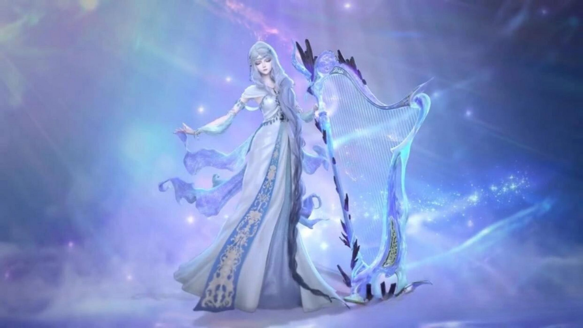 高贵优雅气质,银白色的头发 #叶罗丽精灵梦# #精灵梦叶罗丽第十季