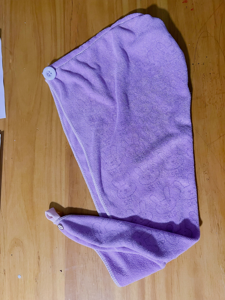 自制浴帽 小红书上能人真多,跟着学自制了一个浴帽,看起来还不错.