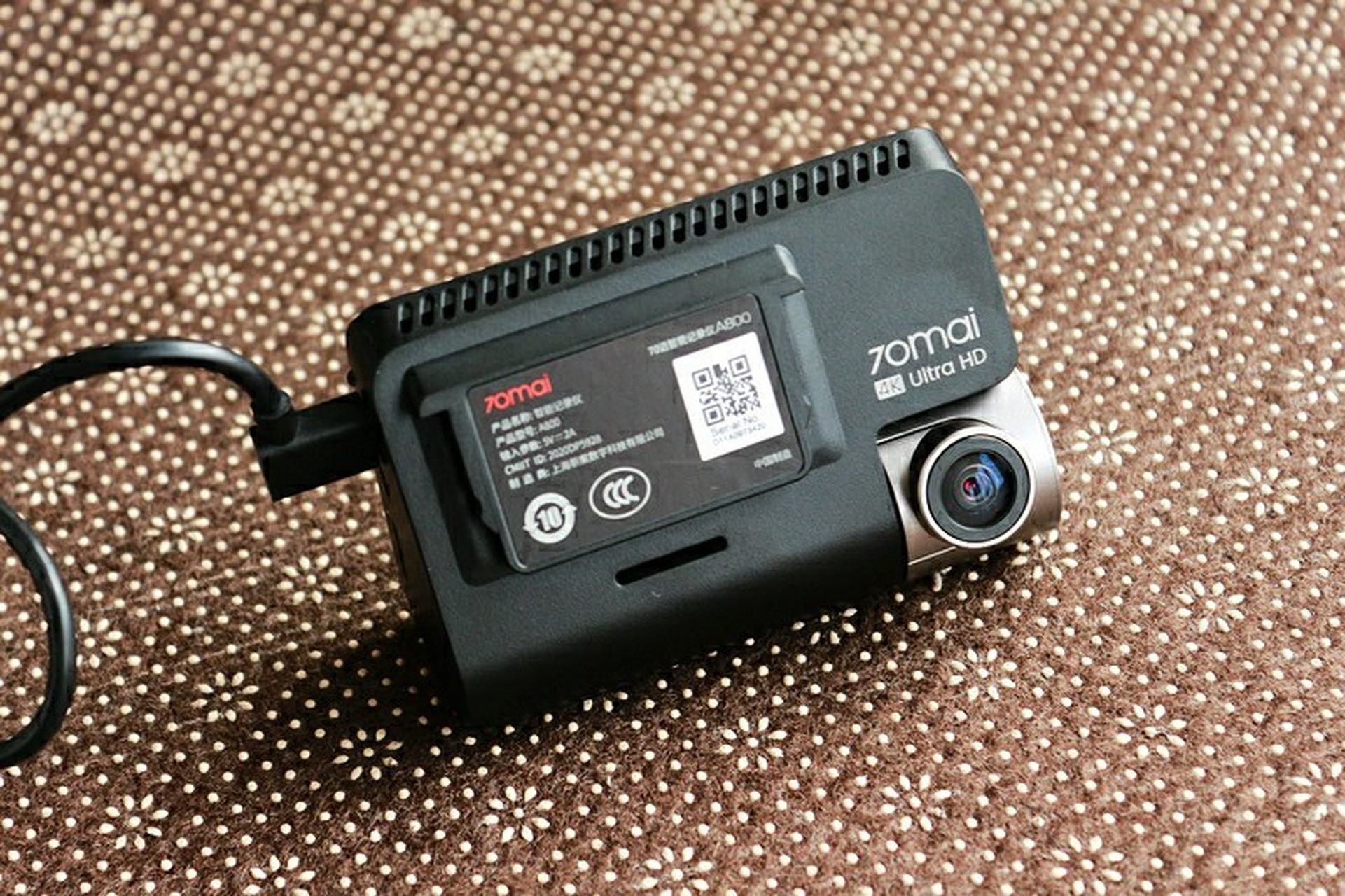 4k旗舰,70迈4k智能记录仪a800,采用了索尼imx415传感器,拥有1/2.