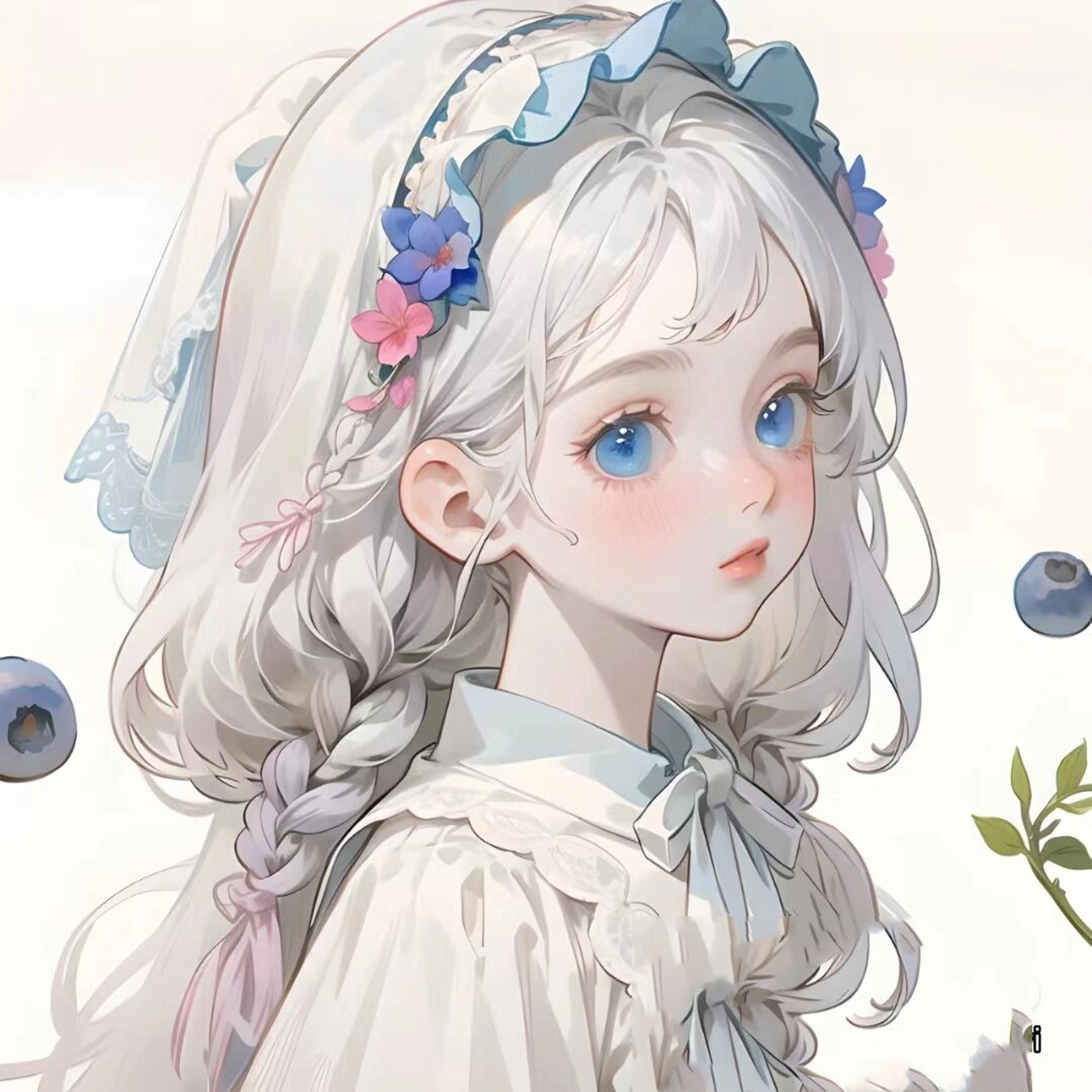 蓝莓拟人的小仙气